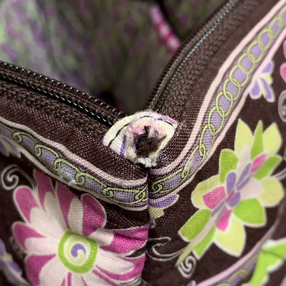 Vera Bradley Purple Punch/Totally Turq 2 Bag combo - Picture 6 of 8